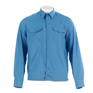 Рубашка форменная МЧС (голубая) с длинным рукавом