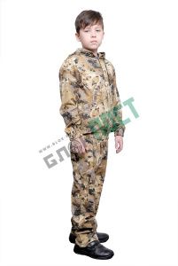 Костюм летний детский БлокПОСТ ВАРАН (куртка+брюки), (камуфляж соты жёлтые С-113)