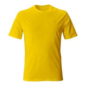 Футболка Stark Cotton (желтая, хлопчатобумажная ткань)