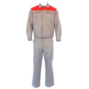 Костюм БП "Профессионал-1" куртка/ брюки серый + красный