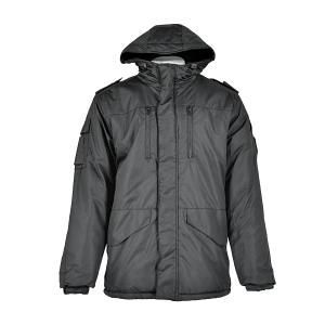 Куртка зимняя ХАКАСИЯ (чёрная, флис, 100% П/Э)