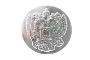 Пуговицы  (серебро) без ободка 22 мм