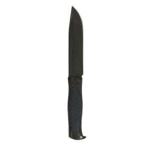 Нож "Комбат-4" (Сталь рессорная 65Г, Резина)