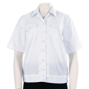 Блуза БлокПОСТ форменная Полиция (белая) с коротким рукавом Модель 444