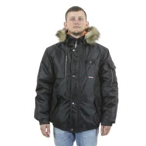 Куртка Аляска чёрная зима