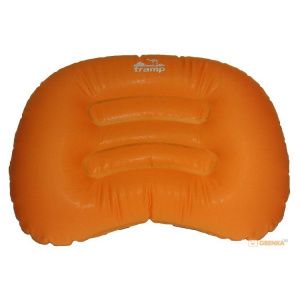 Подушка надувная Tramp под голову TRA-160 (дорожная) оранжевый/серый