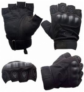 Перчатки тактические Oakley с кевларом (Беспалые) Hard Knuckle (чёрные) 