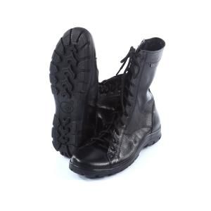 Ботинки Бизон ВЕНДЕТТА-2 В-20 демисезонные (черные, хромовая кожа, подошва полиуретан)