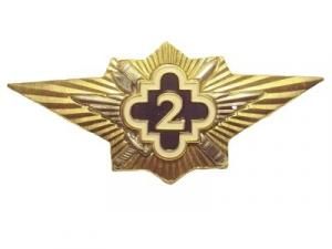 Знак "Классность ФСИН 2" (золотой)