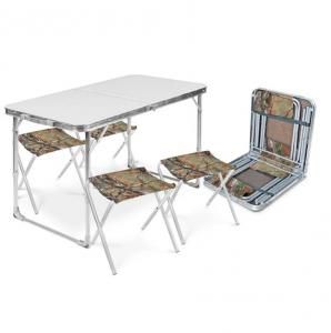 Набор стол+стулья (ССТ-К2/1 металлик-хант)