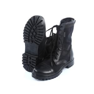 Ботинки Бизон ЯНКИ-2 Я-16 демисезонные (черные, натуральная кожа/каучук)