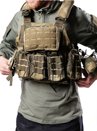 Жилет тактический Assault molle мох