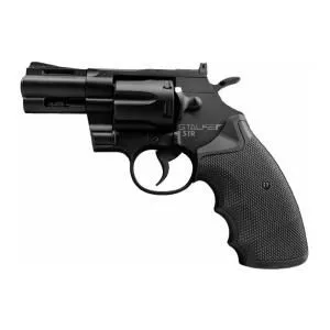 Револьвер пневм.Stalker STR (аналог "Colt Python 2,5") к.4,5мм, металл, 86 м/с, HOP-UP, функциональный барабан, 6 фальшпатронов, ускоритель заряжания, чёрный, 900г 